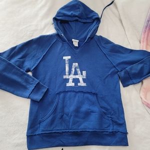 LA Dodgers Blue Hoodie small